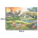 Puzzle układanka 100 elementów Świat Dinozaurów 6+ CASTORLAND