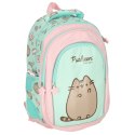 Plecak szkolny młodzieżowy czterokomorowy Pusheen 22L miętowy