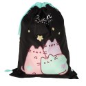 Plecak worek na buty wf Pusheen czarny