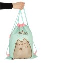 Plecak worek na buty wf Pusheen miętowy