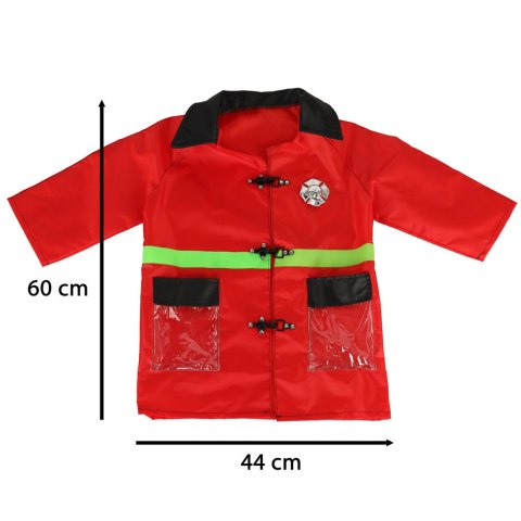 Kostium strój karnawałowy przebranie strażak walkie-talkie 3-8 lat Kostium strój karnawałowy przebranie strażak walkie-talkie 3-8 lat