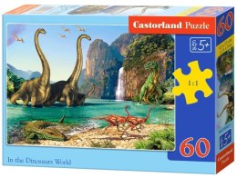 Puzzle układanka 60el. Świat dinozaurów 5+ CASTORLAND