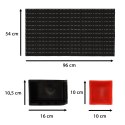 Organizer ścienny warsztatowy garażowy ścianka narzędziowa półki uchwyty haczyki wieszaki pojemniki 48x21x1 cm KAFUWELL