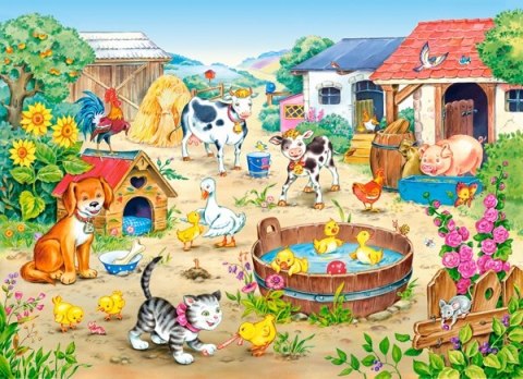Puzzle układanka 60 elementów Farma 5+ CASTORLAND Puzzle układanka 60 elementów Farma 5+ CASTORLAND