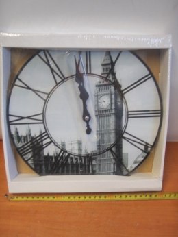 Zegar ścienny szklany 30x4cm BIG BEN