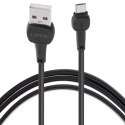 L-BRNO Kabel USB - micro USB ładowarka szybkie ładowanie Quick Charge czarny 2A 100 cm