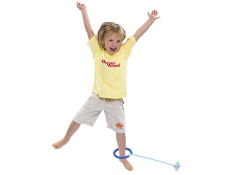 Hula hop na nogę skakanka piłka świecąca LED niebieska Hula hop na nogę skakanka piłka świecąca LED niebieska
