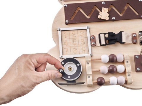 Tablica manipulacyjna sensoryczna LULILO MISIAO Tablica manipulacyjna sensoryczna LULILO MISIAO