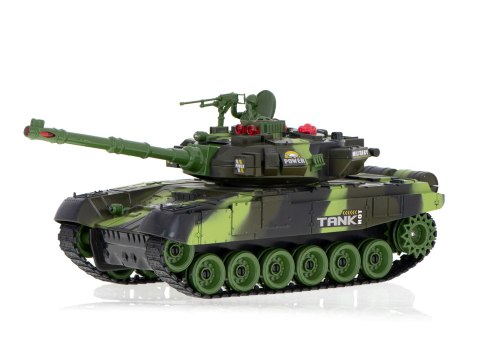 Czołg zdalnie sterowany na pilota RC War Tank 9993 2.4 GHz kamuflaż leśny Czołg zdalnie sterowany na pilota RC War Tank 9993 2.4 GHz kamuflaż leśny