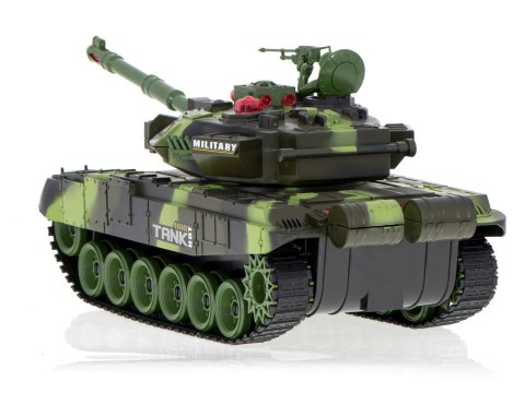 Czołg zdalnie sterowany na pilota RC War Tank 9993 2.4 GHz kamuflaż leśny Czołg zdalnie sterowany na pilota RC War Tank 9993 2.4 GHz kamuflaż leśny