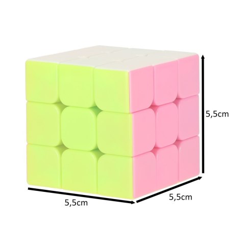 Gra logiczna Kostka łamigłówka 3x3x3 neon Gra logiczna Kostka łamigłówka 3x3x3 neon