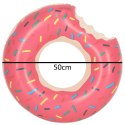 Kółko do pływania koło dmuchane Donut różowe 50cm max 20kg 3-6lat