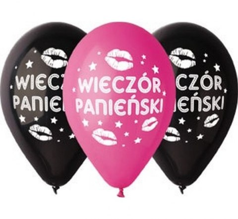 Balony 5szt WIECZÓR PANIEŃSKI GS110/PD03