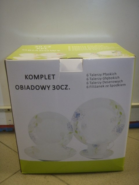 Komplet obiadowy 30el. mix | 95964