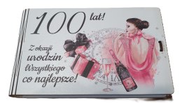 Pudełko na pieniądze 9,5 x 16cm banknotówka kolor 100 lat ELEGANT PANI 3302-EPI100