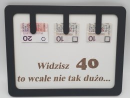 Ramka humor widzisz 40 to wcale nie tak dużo