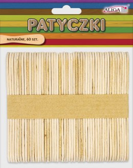 Patyczki bezbarwne 170 x 9,4-11 x 2mm 60szt. PK-3366