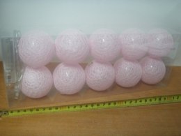 Lampki na baterie 10szt. COTTON BALLS | 475332