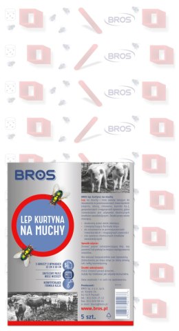 Lep kurtyna na muchy 5szt. 32x60cm | 00123