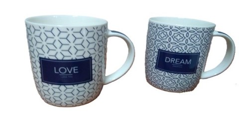 Kubek ceramiczny 360 ml LOVE / DREAM