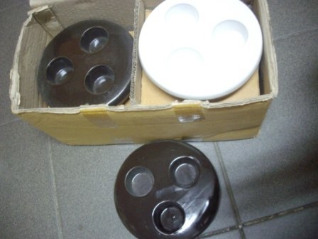 Świecznik ceramiczny na 3-tea light Świecznik ceramiczny na 3-tea light